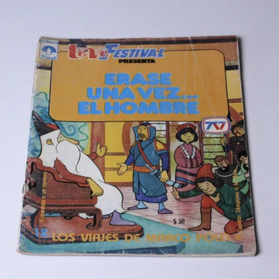 revista érase una vez el hombre número 12 los viajes de marco polo 1981